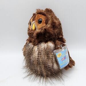 Ganz Barred Owl Plush Stuffed Animal Toy 10" Soft Realistic Sealed Code HM451